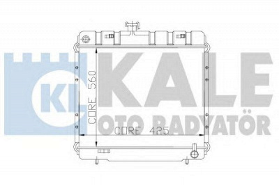 KALE OTO RADYATOR 173300 -  Радиатор, охлаждение двигателя